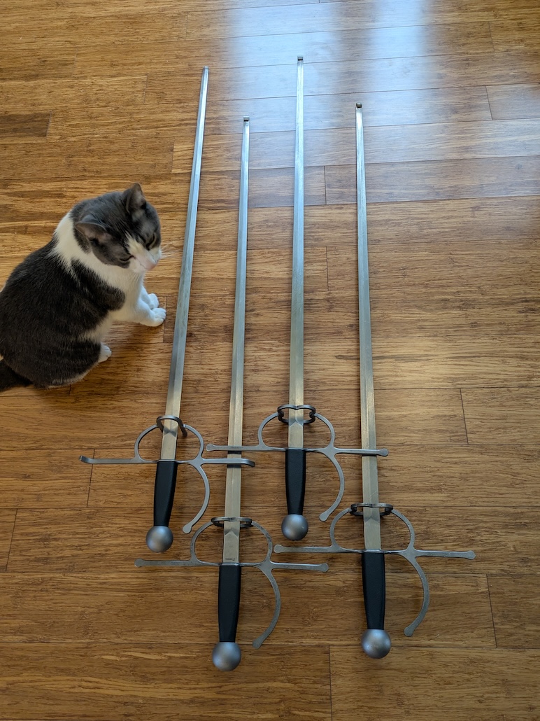 Gabby and her four swords